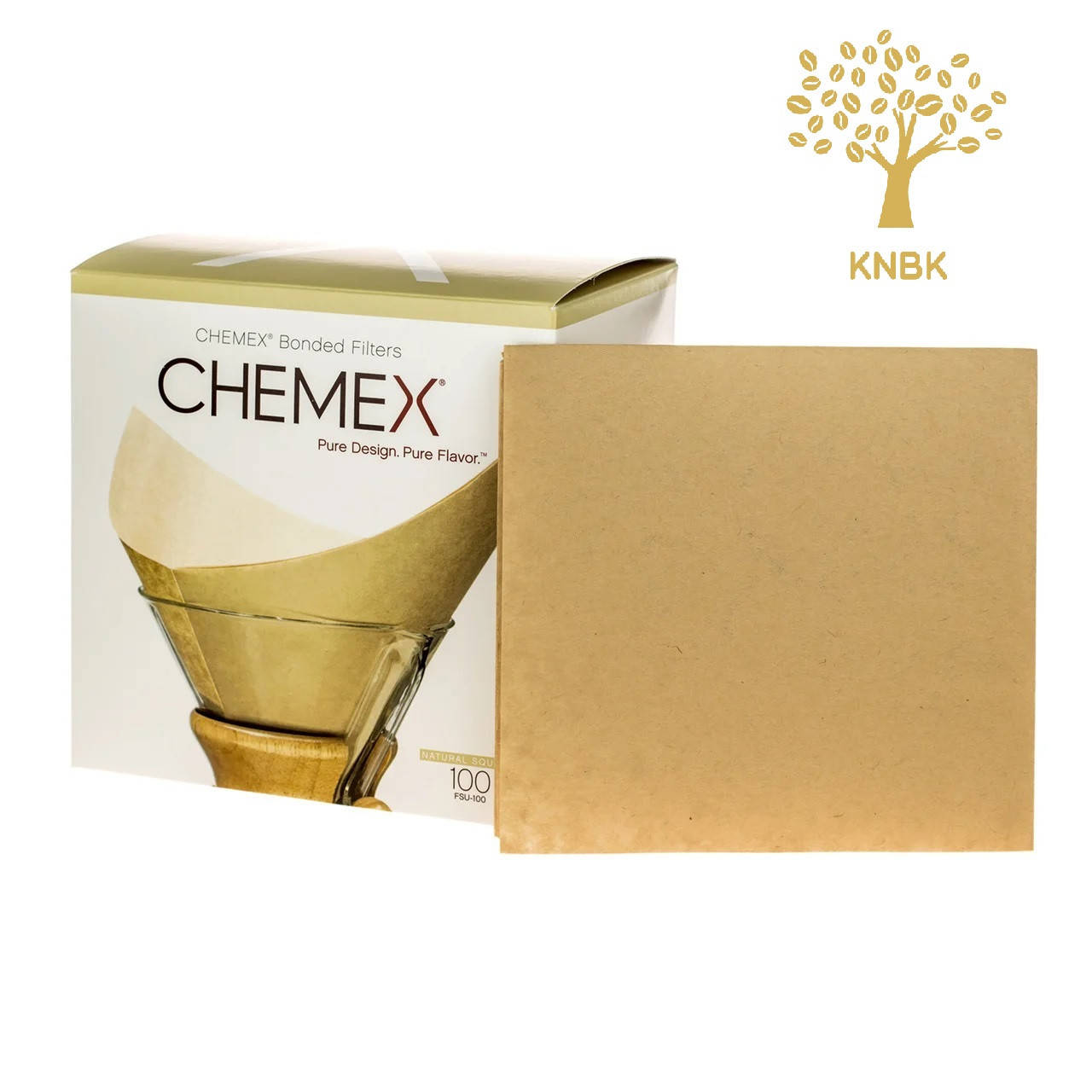 

Фильтры для Кемекса Chemex 6/8/10 cup (Натуральные 100 шт.), Коричневый