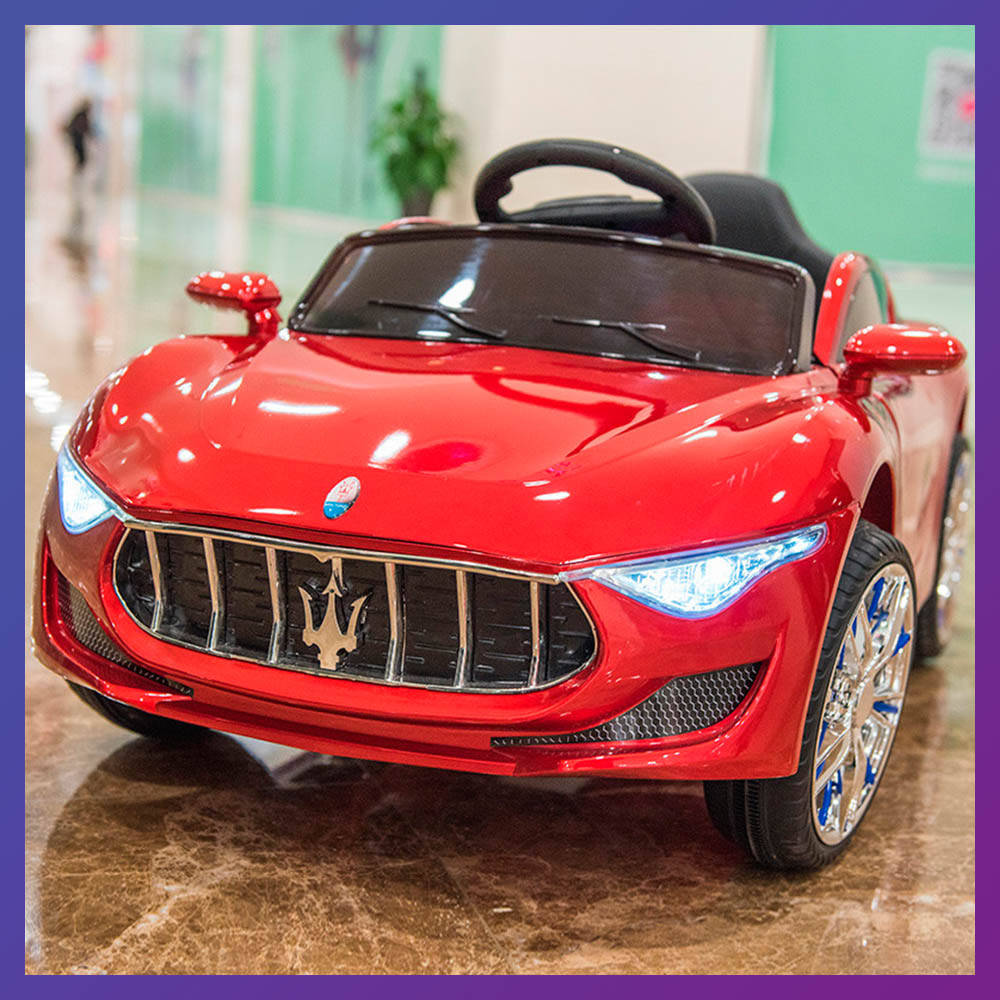 

Детский электромобиль на аккумуляторе Maserati T-7637 с пультом радиоуправления для детей 3-8 лет красный