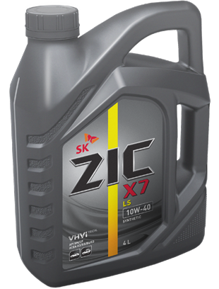 

Масло ZIC X7 LS 10W-40 бензин 4 л