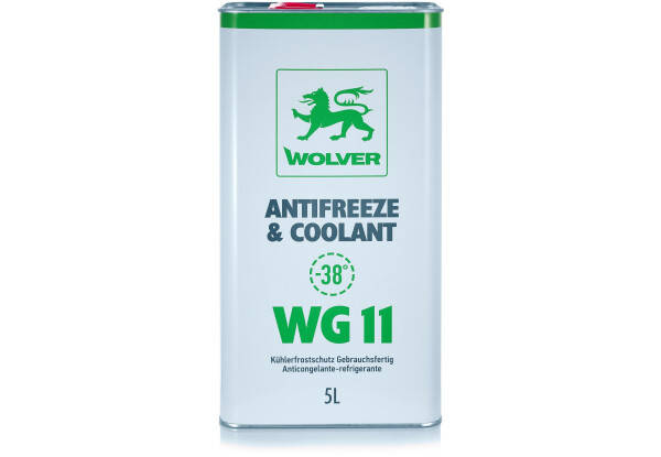 

Антифриз Wolver WG11 зеленый 5л, Зелёный