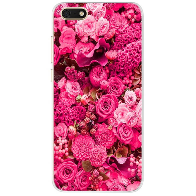

Чехол Print для Honor 7A / DUA-L22 силиконовый бампер с рисунком Roses