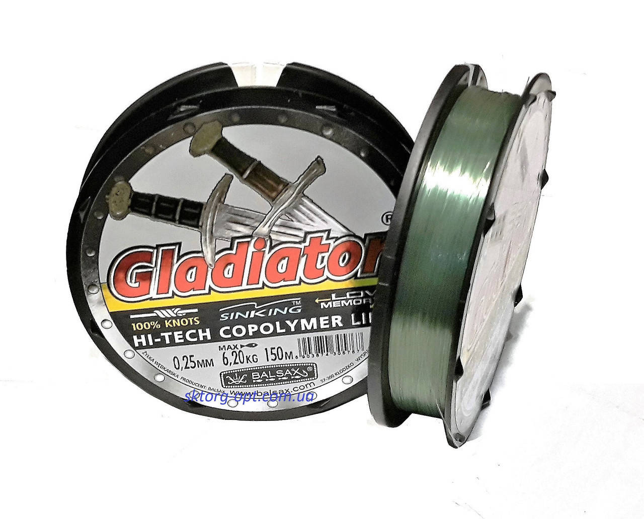 

Леска Balsax Gladiator HiTech Copolimer 0.18 mm 150 m, Зелёный