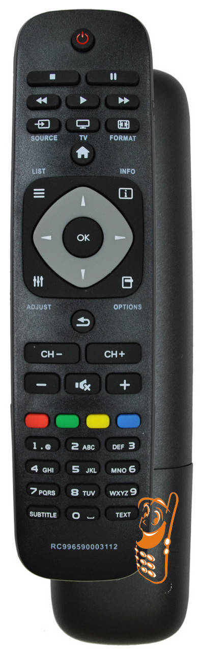 

Пульт Philips 9965-9000-3112 - пульт для телевизора Philips, Черный