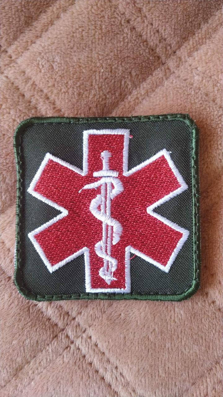 

Шеврон "Медик" польовий. Ліпучка.