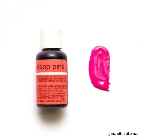 Збільшити Гелевий барвник Темно-рожевий Deep Pink Chefmaster 20г