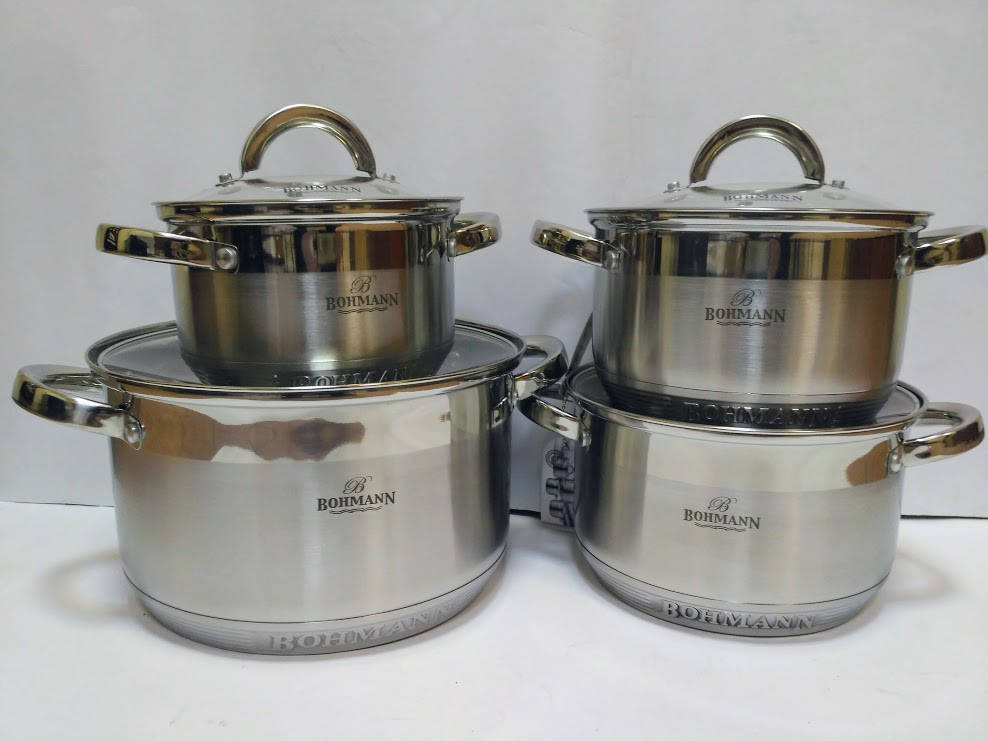 

Набор кастрюль Bohmann BH 0716 8 пр.