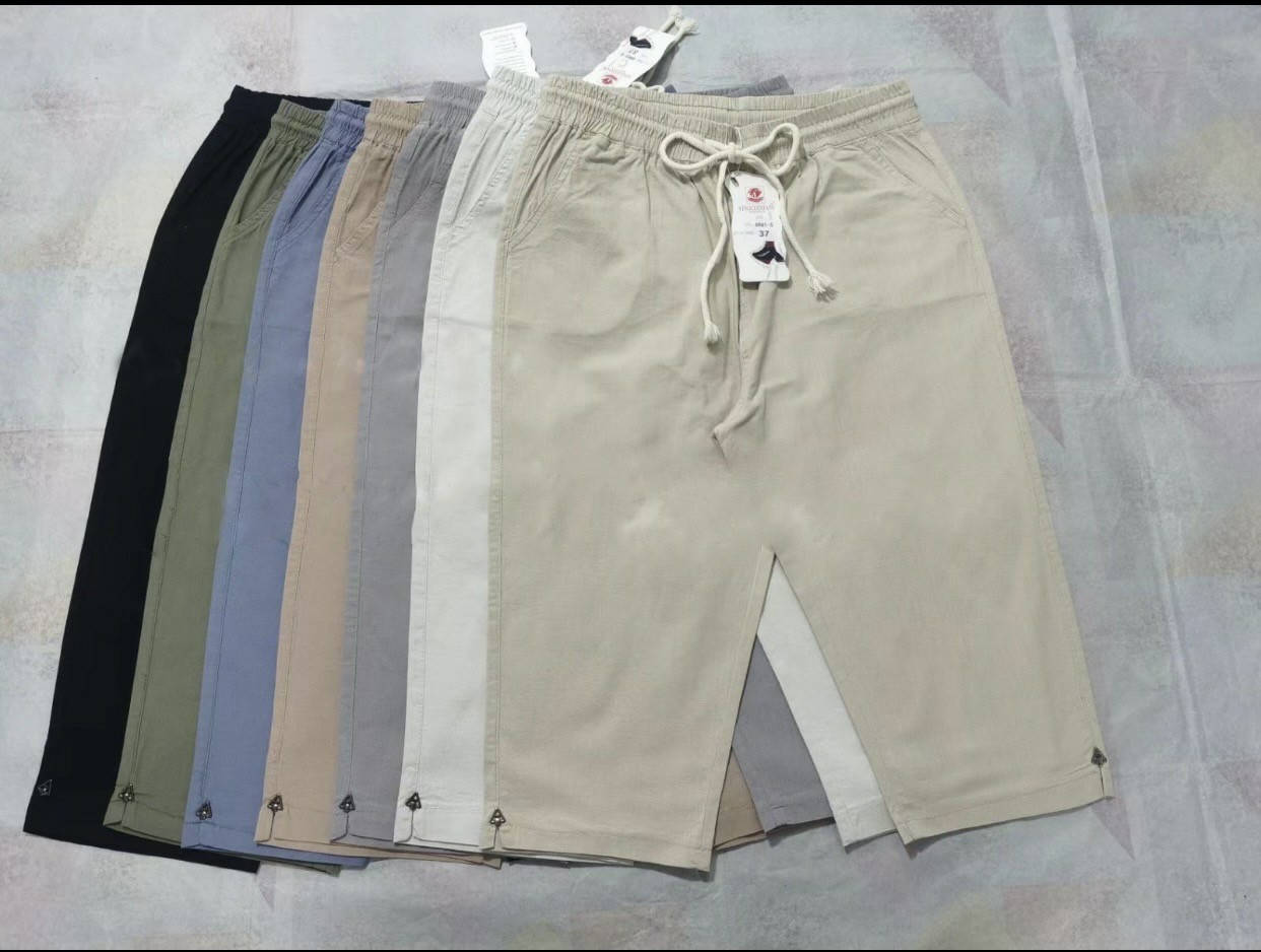 

Бриджи коттоновые женские размеры 54-62, Серый