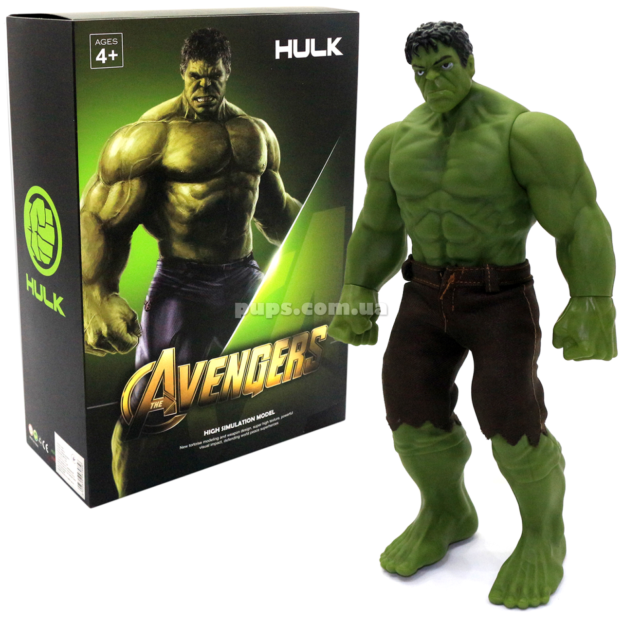 

Игровая фигурка Hulk Avengers Marvel Халк зеленый игрушка 30 см (9898-5)