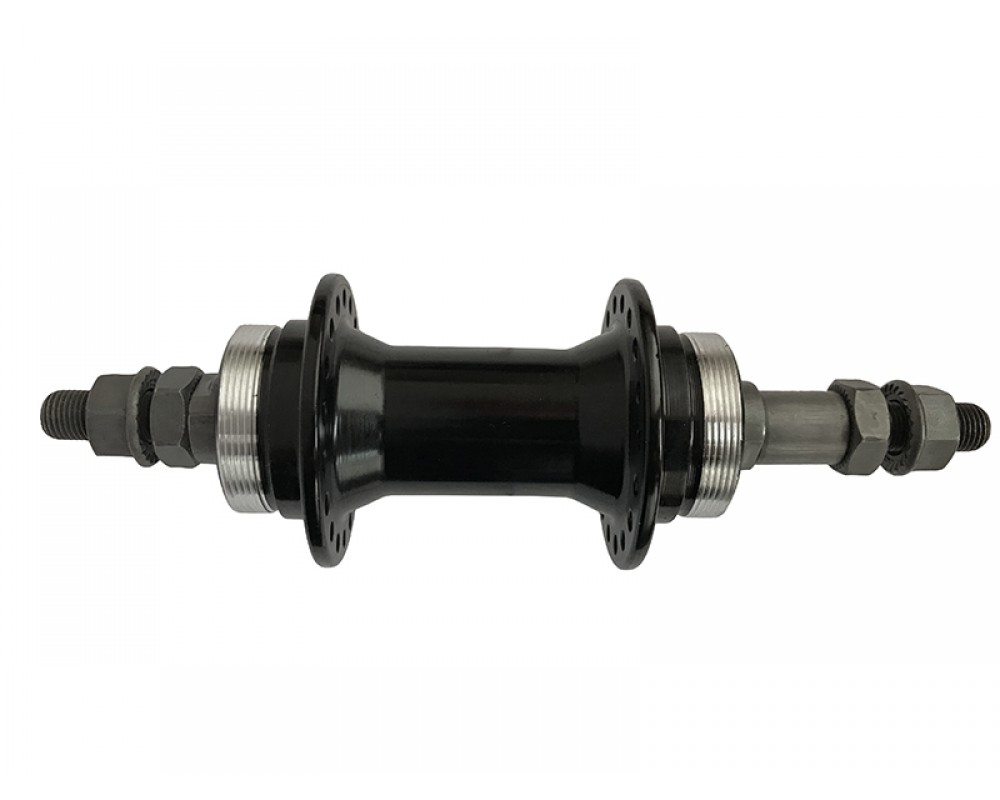 

Втулка алюминиевая задняя на промподшипнике ( Disc-Brake) Black 36H