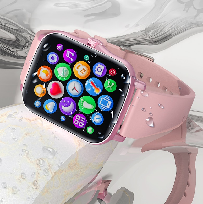 

Женские Умные Смарт часы Smart Watch Y20 / P8 plus Тонометр Пульоксиметр IP67 Android iOS Розовые