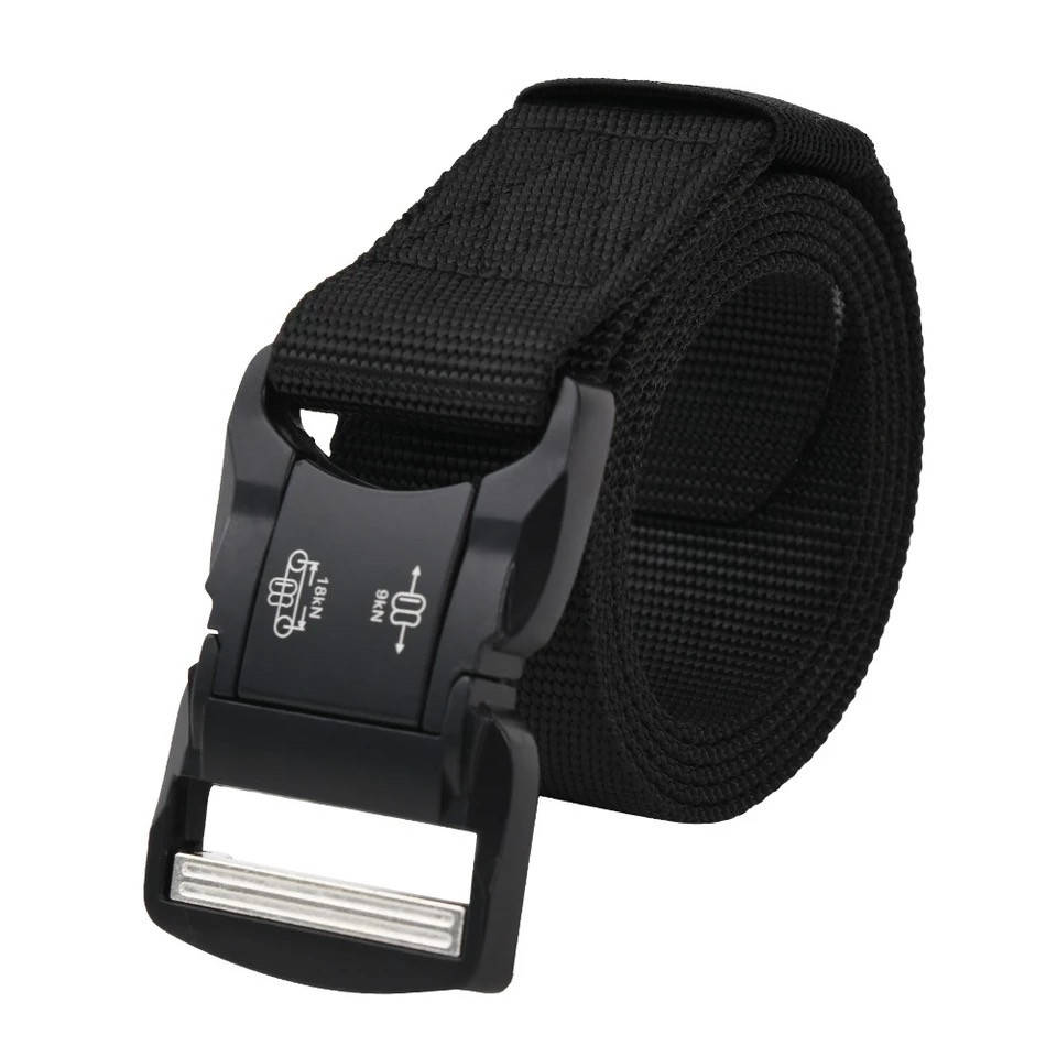 

Тактичний ремінь чорний. з магнітною пряжкою 125 см , військовий армійський ремінь на пояс тактический., Черный