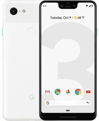 

Смартфон Google Pixel 3 XL 4/64GB Clearly White, 6.3" P-OLED, 12,2/8+8Мп, IP68, 1sim, Белый