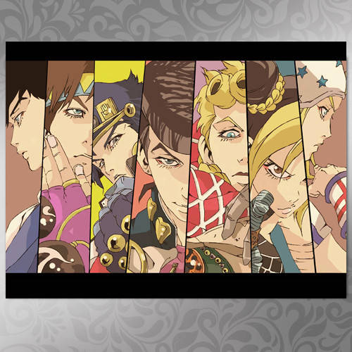 

Плакат Аниме JoJo's Bizarre Adventure 07