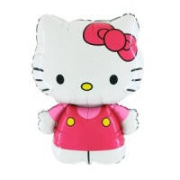 

Качество! Фольгированный воздушный шар FM Мини-фигура Hello Kitty 31см х 22см, Разные цвета