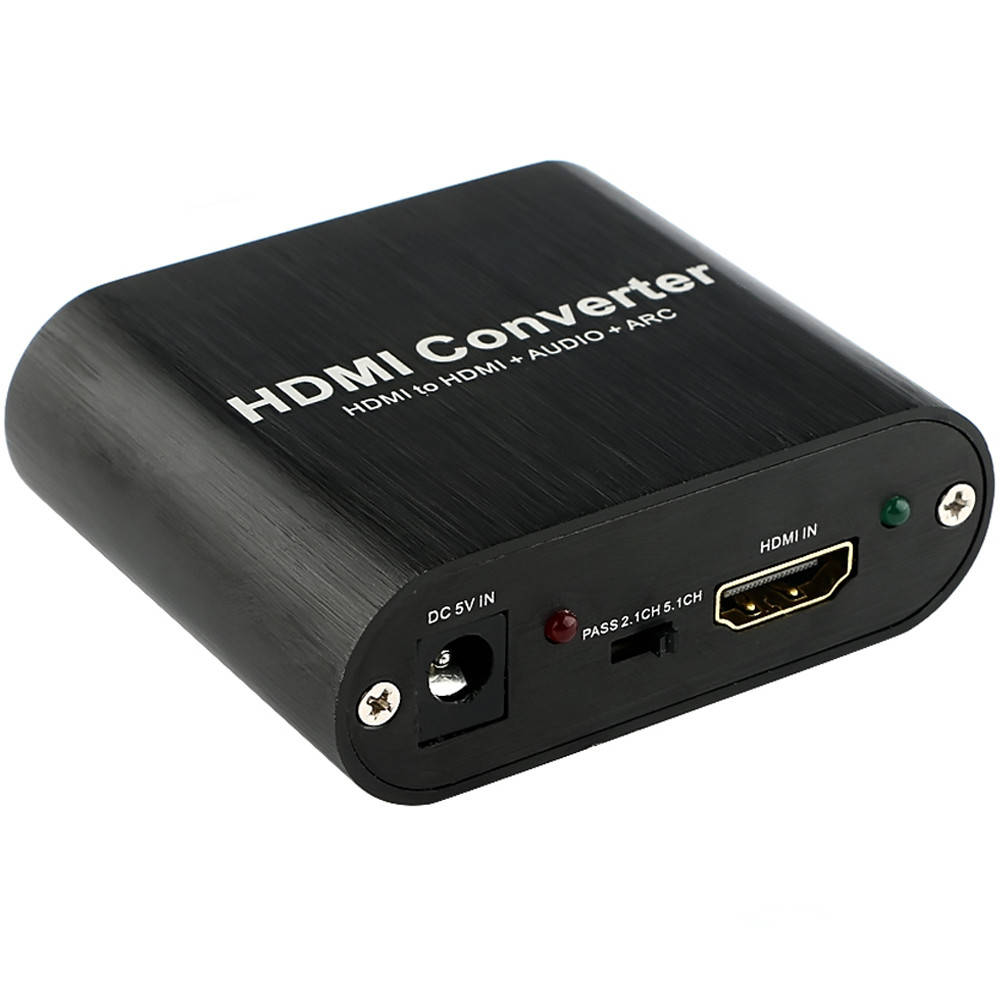 

Аудио конвертер U&P Audio Extractor HDMI - HDMI / AUDIO Black (WAZ-HDARC-BK)