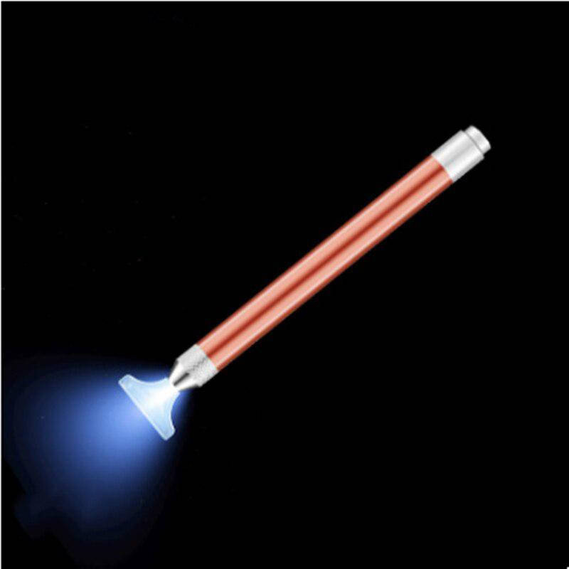 

Стилус ручка с подсветкой для алмазной вышивки мозаики розовая