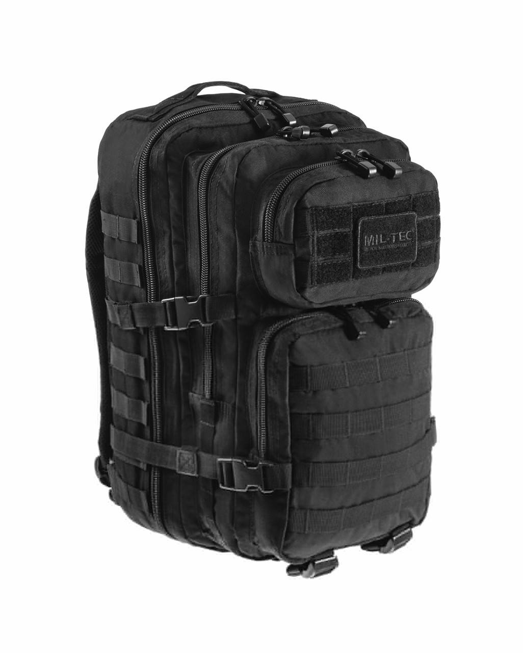 

Тактический рюкзак Mil-Tec 36 литров чёрный, Черный
