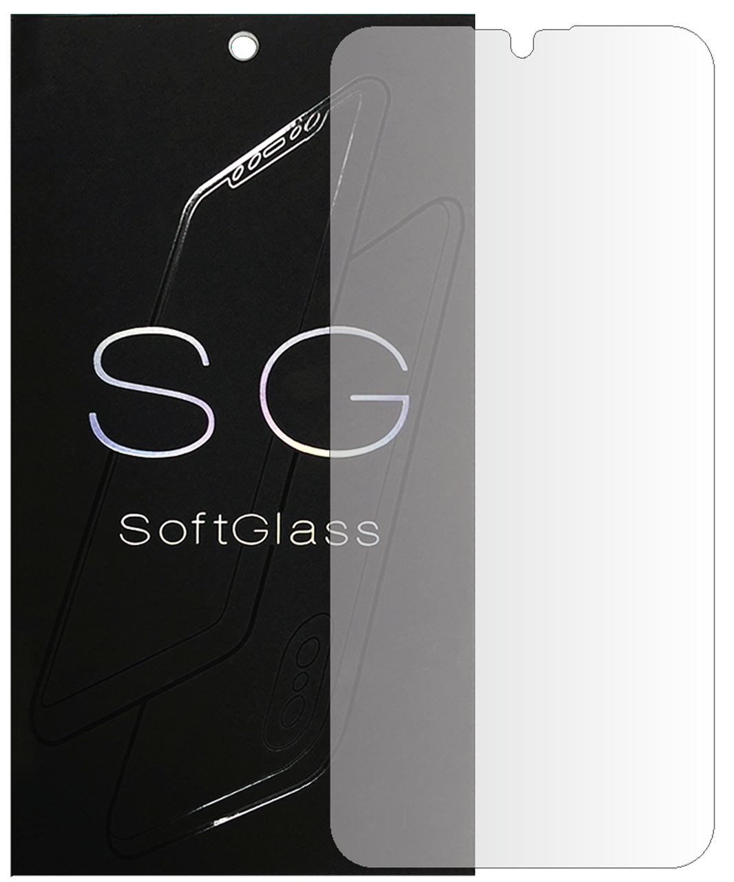 

Пленка Motorola E6S на Экран полиуретановая SoftGlass, Прозрачный