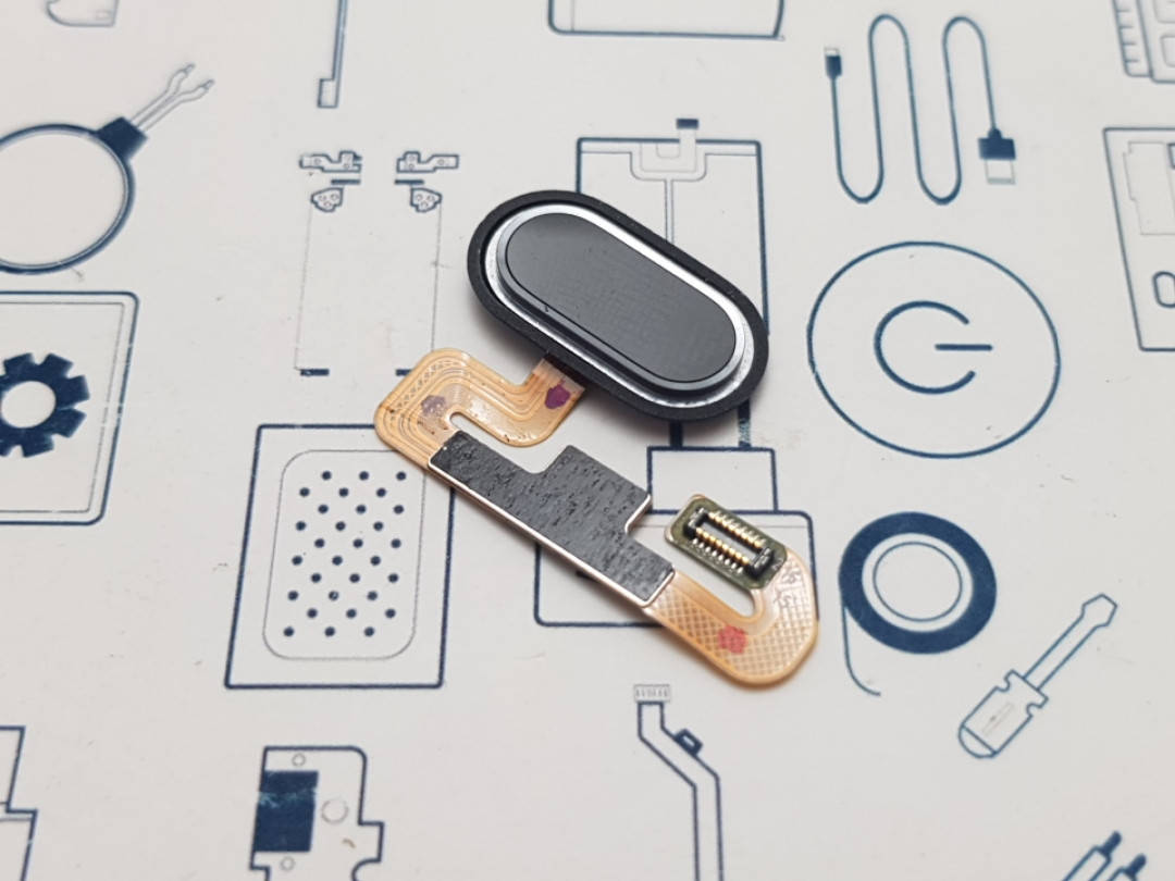 

Кнопка home Meizu M3E A680H черная Сервисный оригинал с разборки