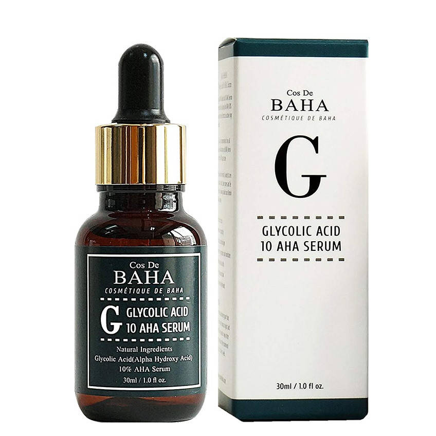 

Cыворотка c гликолевой кислотой Cos De Baha Glycolic Acid 10 AHA Serum 30 ml