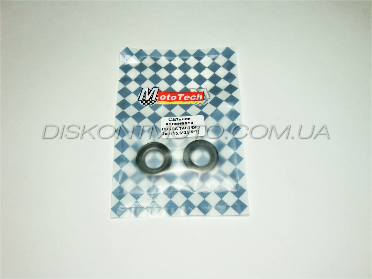 

Сальники коленвала Honda DIO AF18 (пара) (15.6*25.5*7) MOTOTECH