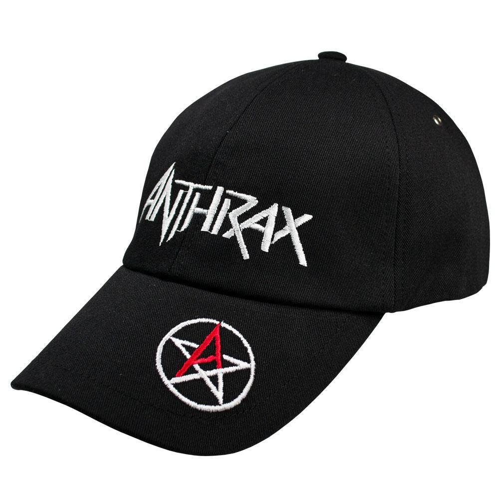 

Бейсболка ANTHRAX Logo, Черный
