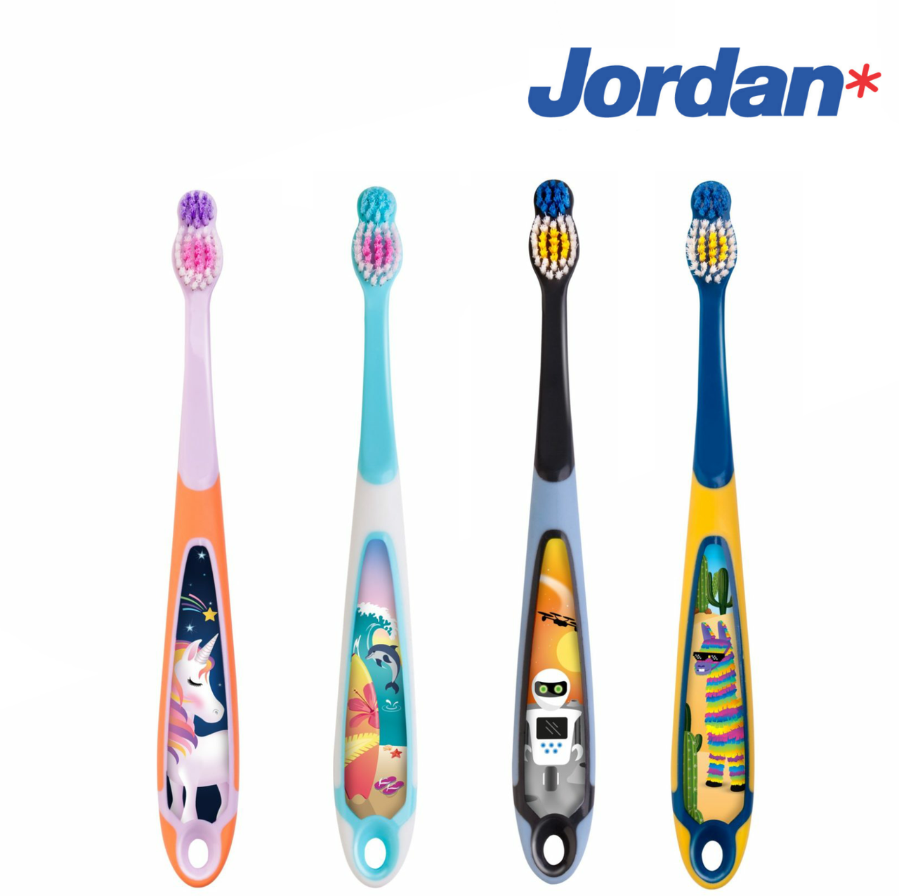 

Детская зубная щетка Jordan Step3 (6-9 лет), мягкая