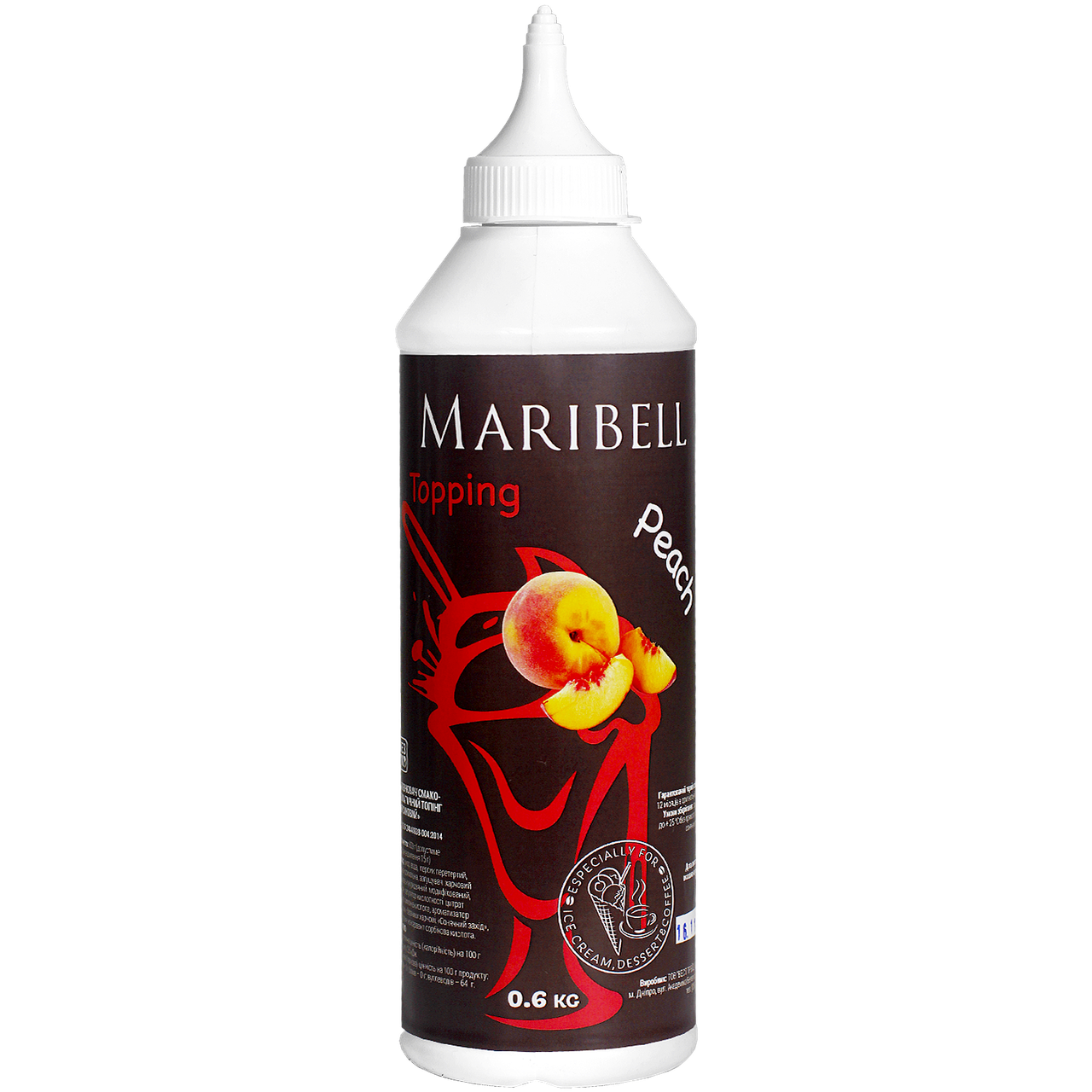 

Топпинг Maribell «Персик» 600 мл