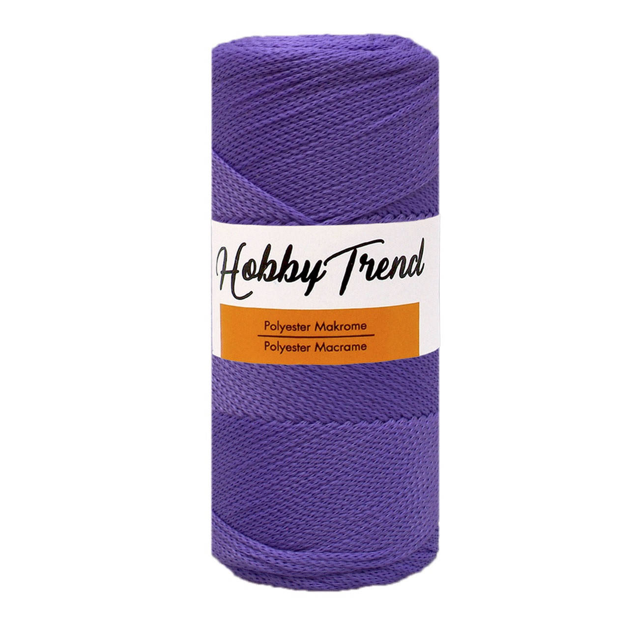 

Полипропиленовый шнур Макраме Hobby Trend. Сирень. 200г, 230м, 2-3 мм