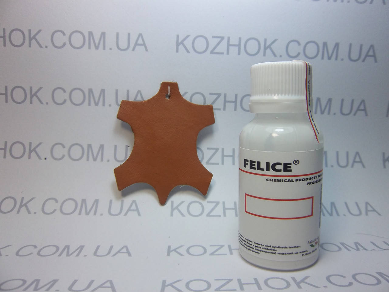 

Краска для кожи Felice цв.Рыжий (25 мл)Для обуви,гладкой кожи, кожгалантереи, кожаной мебели, кожаного салона