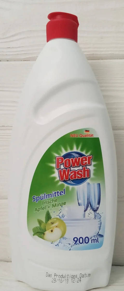 

Средство для мытья посуды Power Wash Spulmittel яблоко 900мл