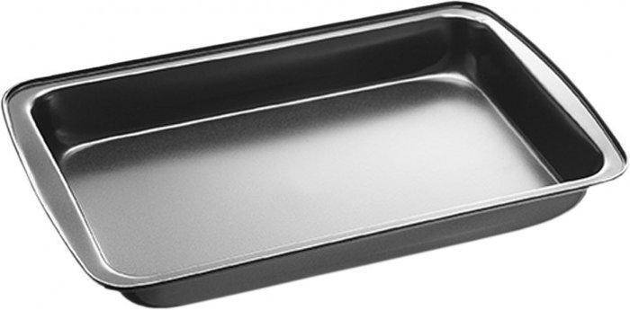 

Форма для выпечки Maxmark 33.5 x 22.3 см прямоугольный противень для запекания с антипригарным покрытием серый, Темно-серый