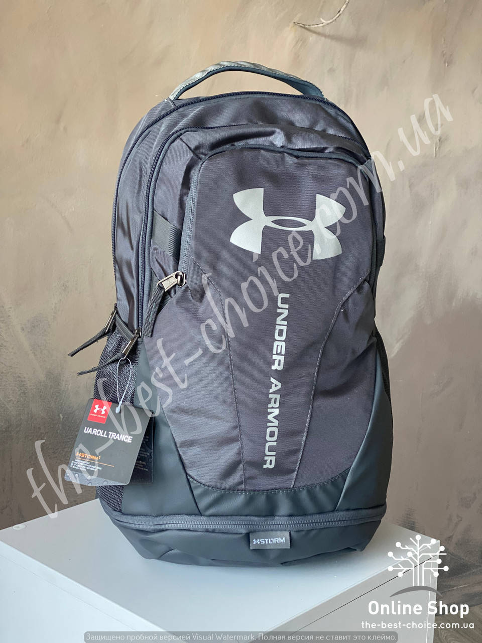 

Спортивный городской рюкзак UNDER ARMOUR STORM / походной туристический / для путешествий и походов Серый
