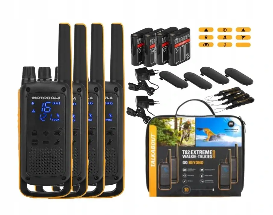 

Рация Motorola T82 EXTREME QUAD PACK 4шт