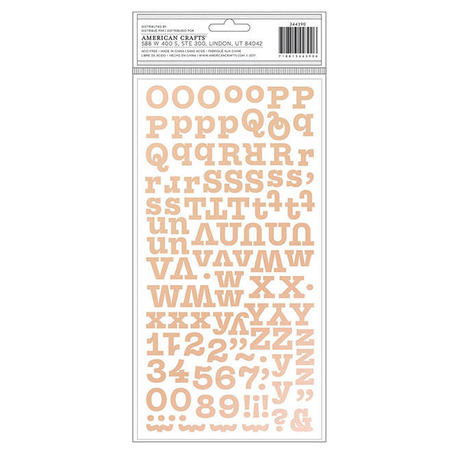 

Алфавіт - Memo - Flourish - Maggie Holmes - Rose Gold - (223 Pieces)