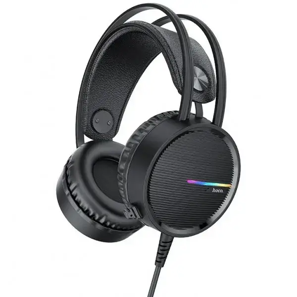 

Накладные наушники Hoco W100 Black Touring Gaming Hi-Res Audio Led 21 Ом