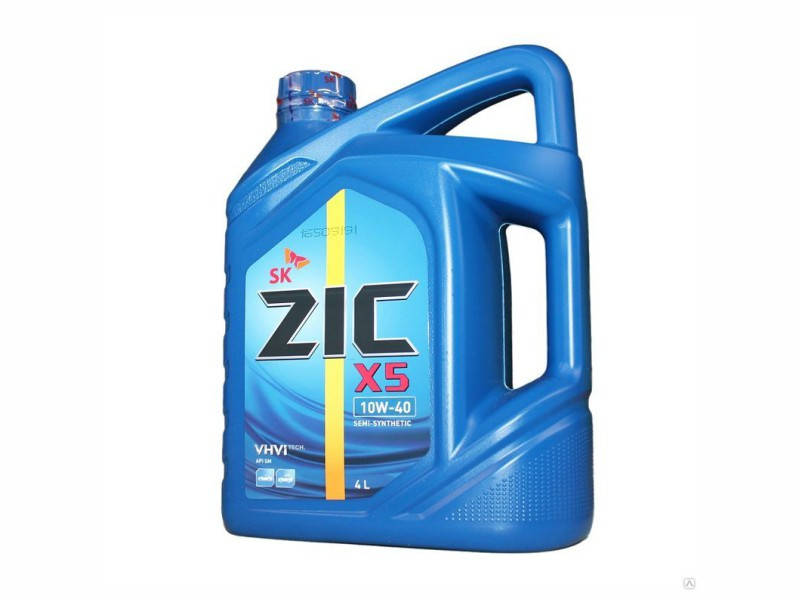

Моторное масло ZIC X5 10W-40 4л.