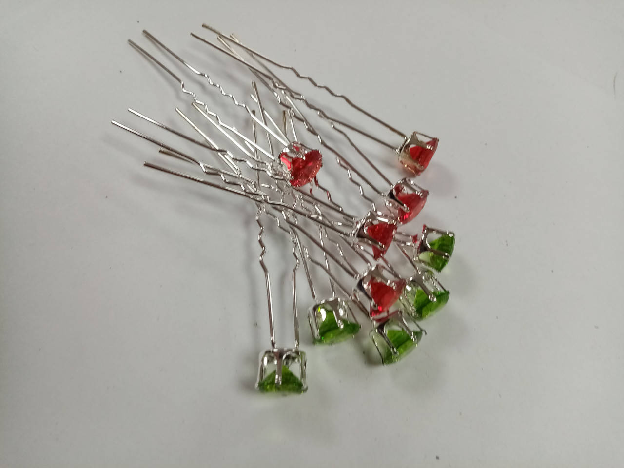 

Шпильки для волос с фианитом