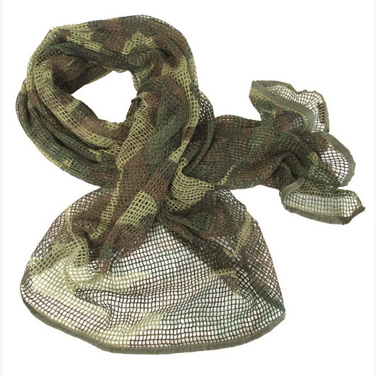 

Шарф-сетка тактический камуфляж вудланд NETZSCHAL PES WOODLAND Mil-Tec Германия