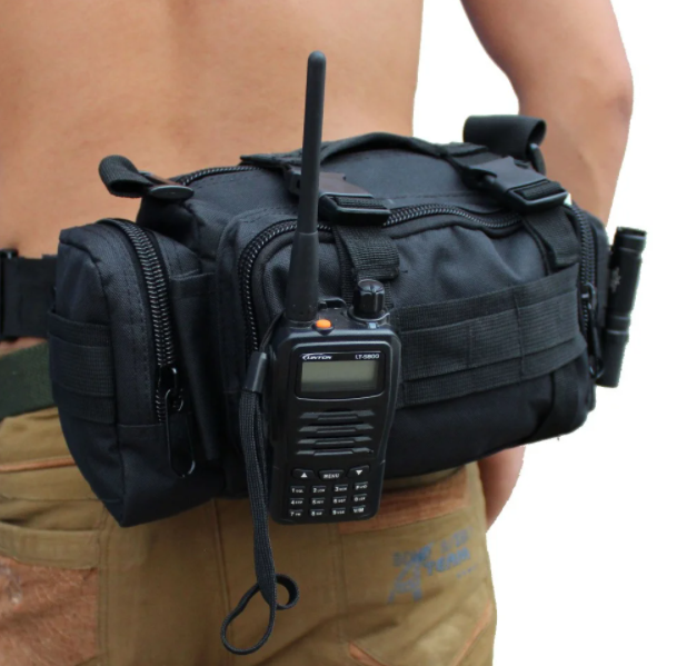 

Сумка тактическая поясная модульная Eagle Molle M03B два цвета, Черный