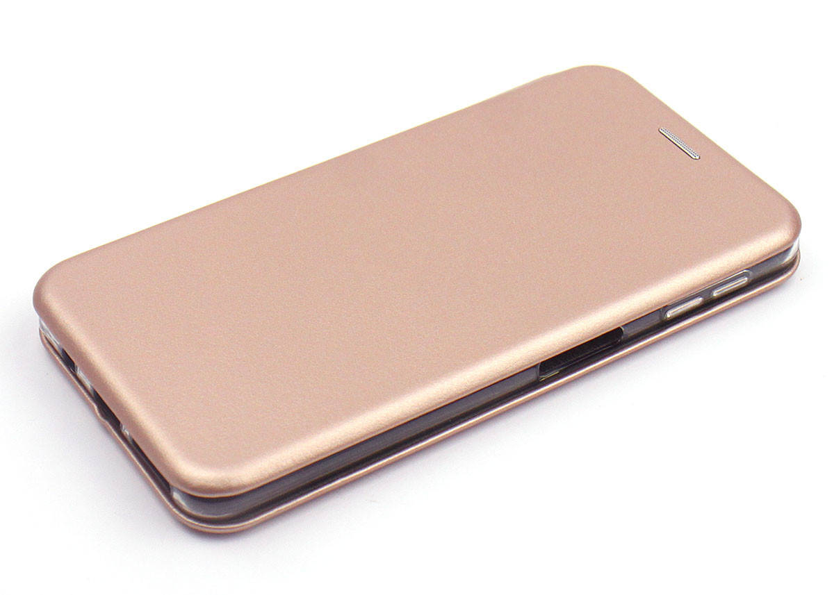 

Чехол книжка Level для Samsung Galaxy A7 2018 A750 Экокожа Розово золотой, Розовое золото