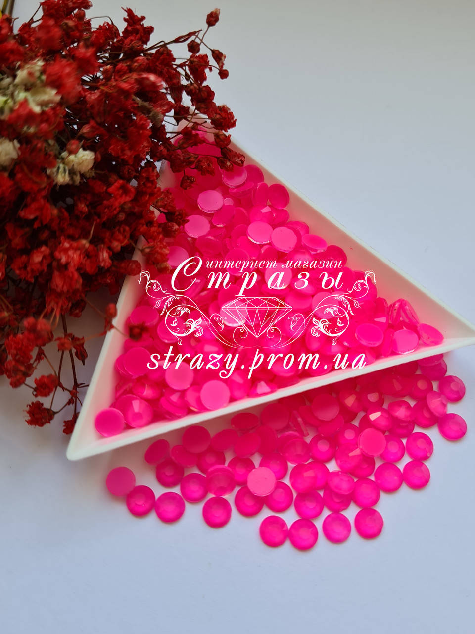 

Стразы ss16 Neon Pink 1440шт. (4,0мм)