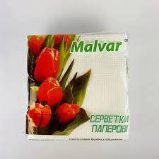 

Салфетка "Malvar" Тюльпаны 30шт., Белый