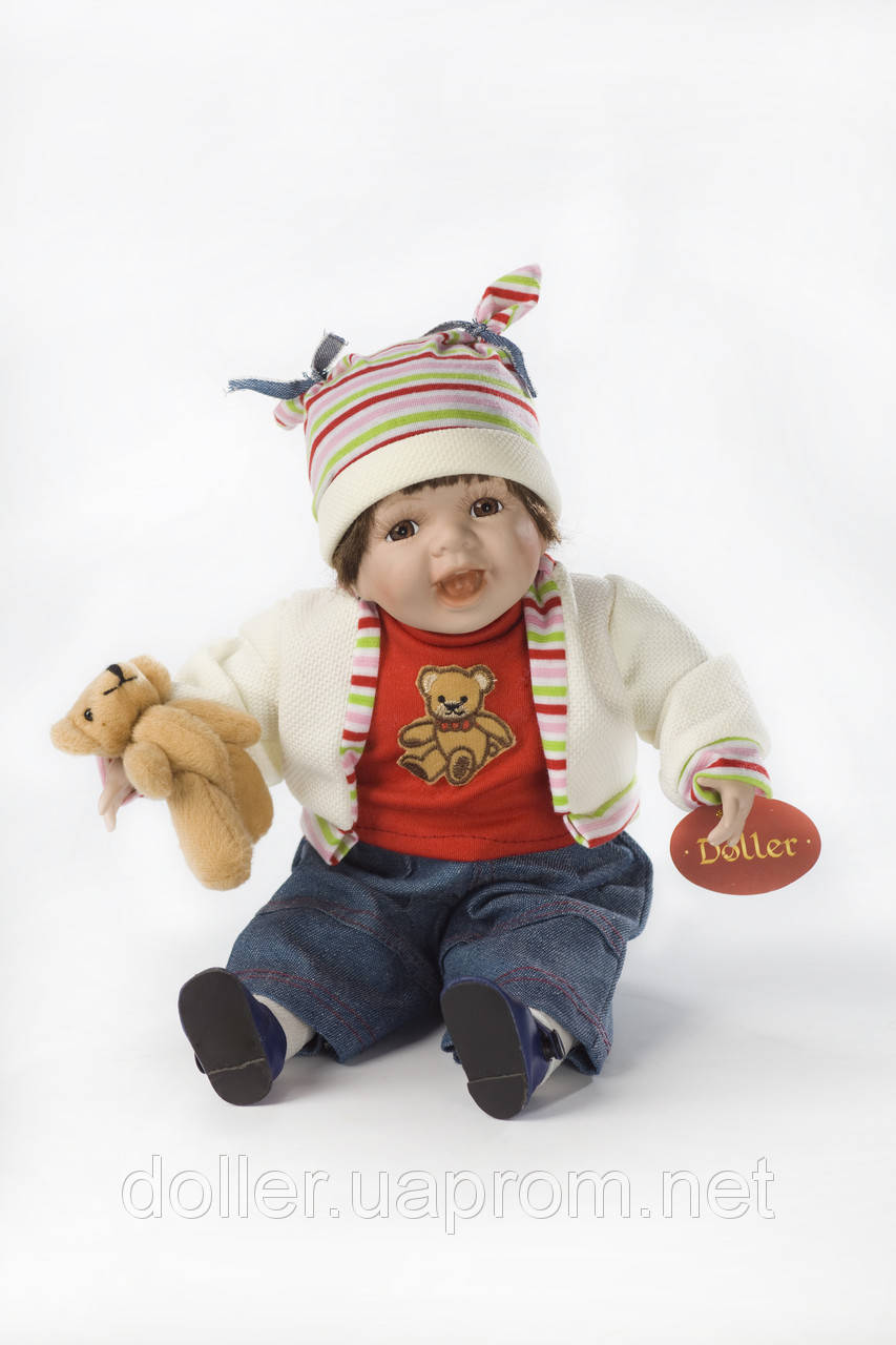 

Фарфоровая мимическая кукла Эдди