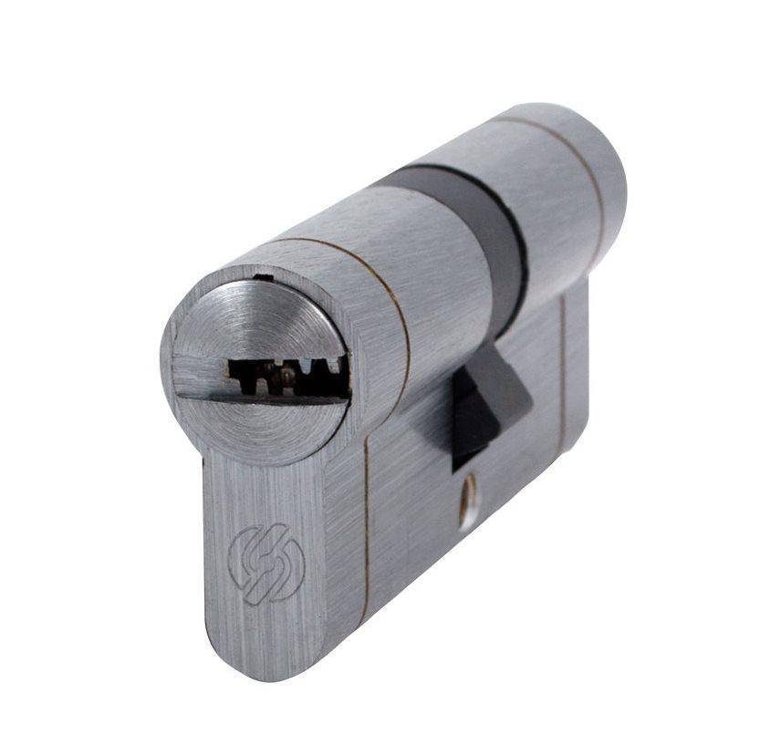 

Цилиндр Securemme K22 ключ/ключ 5кл +1 монтажный матовый хром 90 мм 45х45