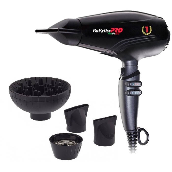

Фен для волос Babyliss BAB7000IE Rapido профессиональный, 2200 Вт