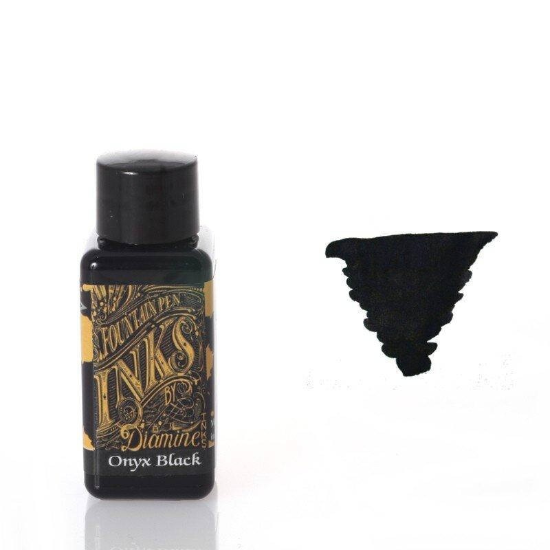 

Diamine Ink 30 - Чернила для перьевой ручки 30мл (Onyx Black), Черный
