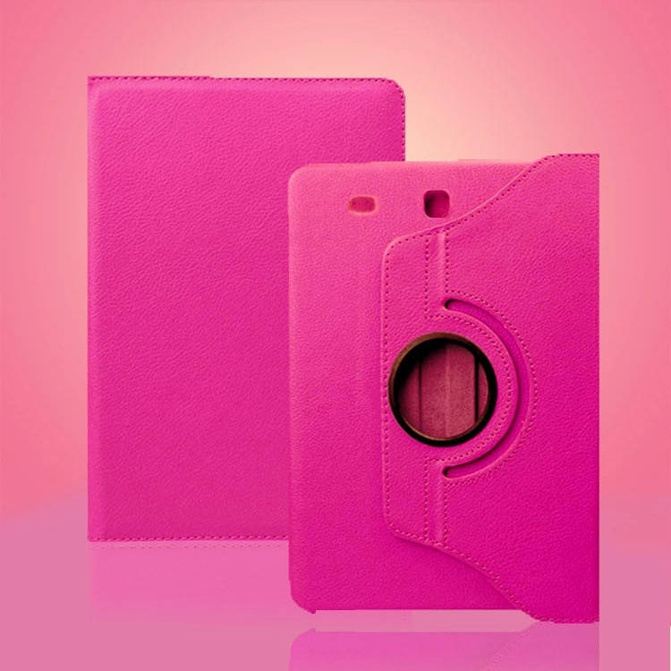 

Чехол поворотный TTX 360° Fashion Leather Series Case для Samsung Galaxy Tab E 9.6 SM-T560 T561 Hot Pink, Малиновый