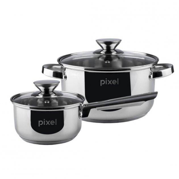 

Набор посуды PIXEL Baden PX-6000 (4 предмета), Серый