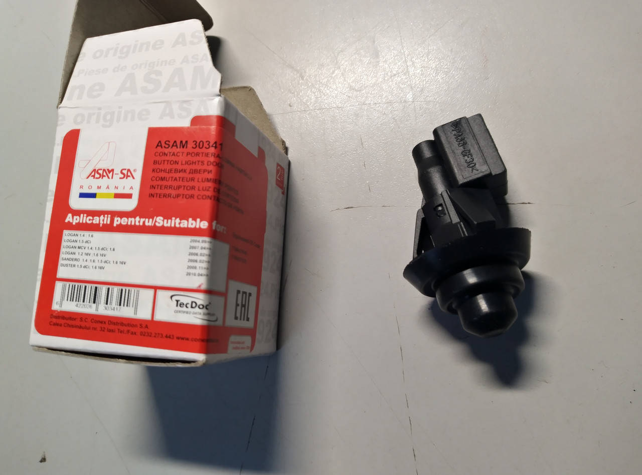 

Кнопка открывания двери (концевик) ASAM 30341 RENAULT LOGAN 04->